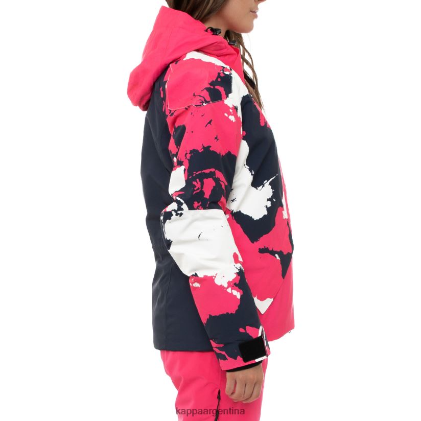 Kappa mujer chaqueta de esquí 6cento 612p azul rosado 2FJJXV373