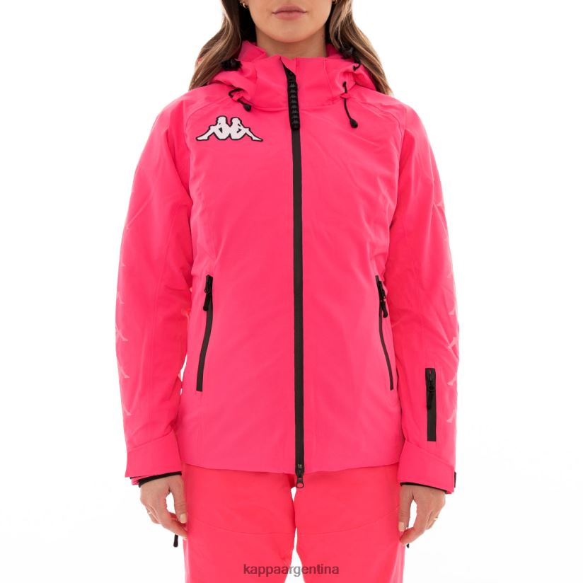 Kappa mujer chaqueta de esquí 6cento 652xb rosa 2FJJXV374