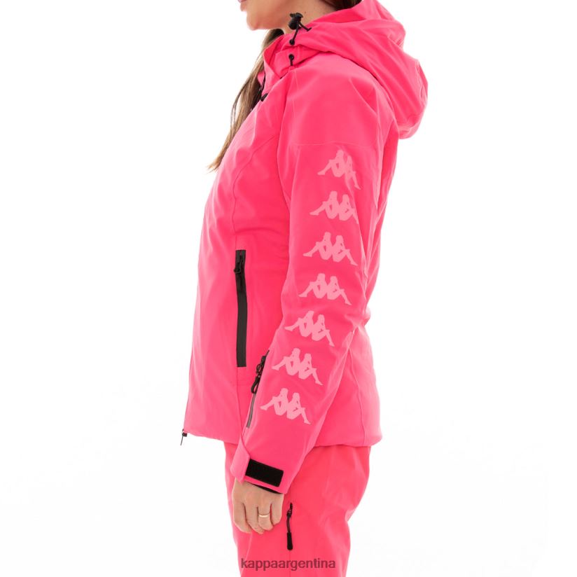 Kappa mujer chaqueta de esquí 6cento 652xb rosa 2FJJXV374