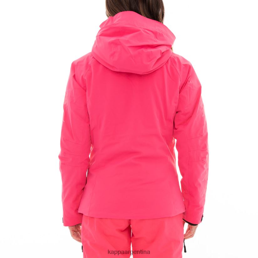 Kappa mujer chaqueta de esquí 6cento 652xb rosa 2FJJXV374