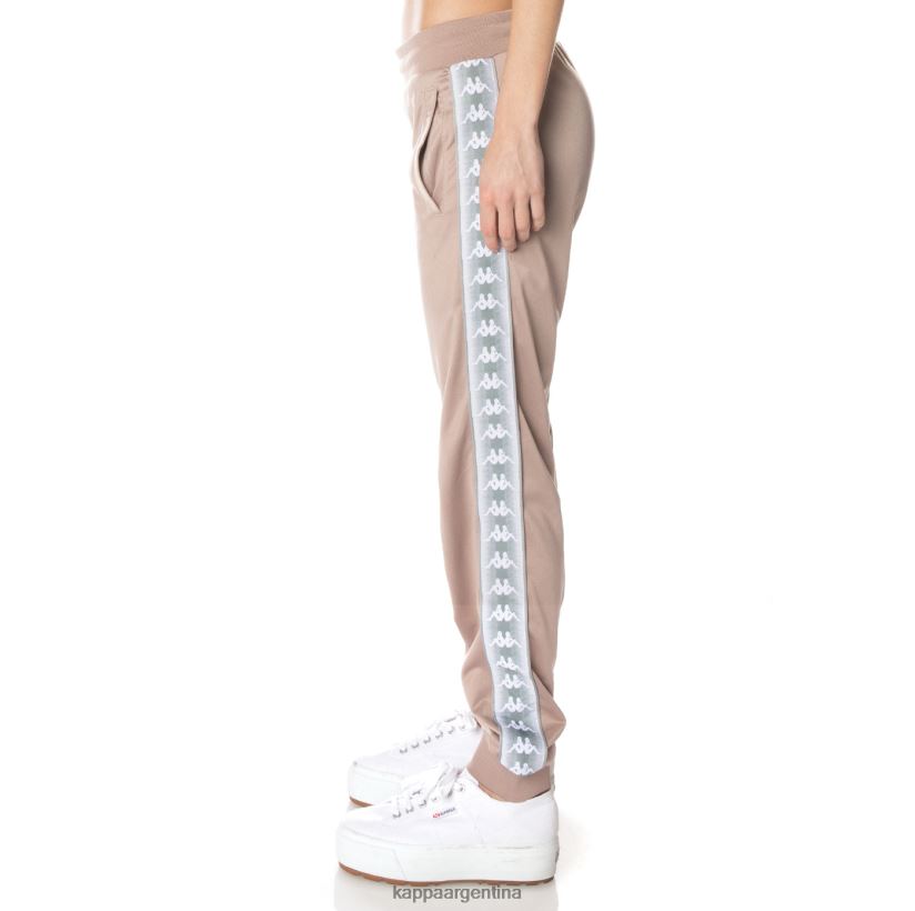 Kappa mujer pantalones deportivos 222 banda gastoria beige 2FJJXV369