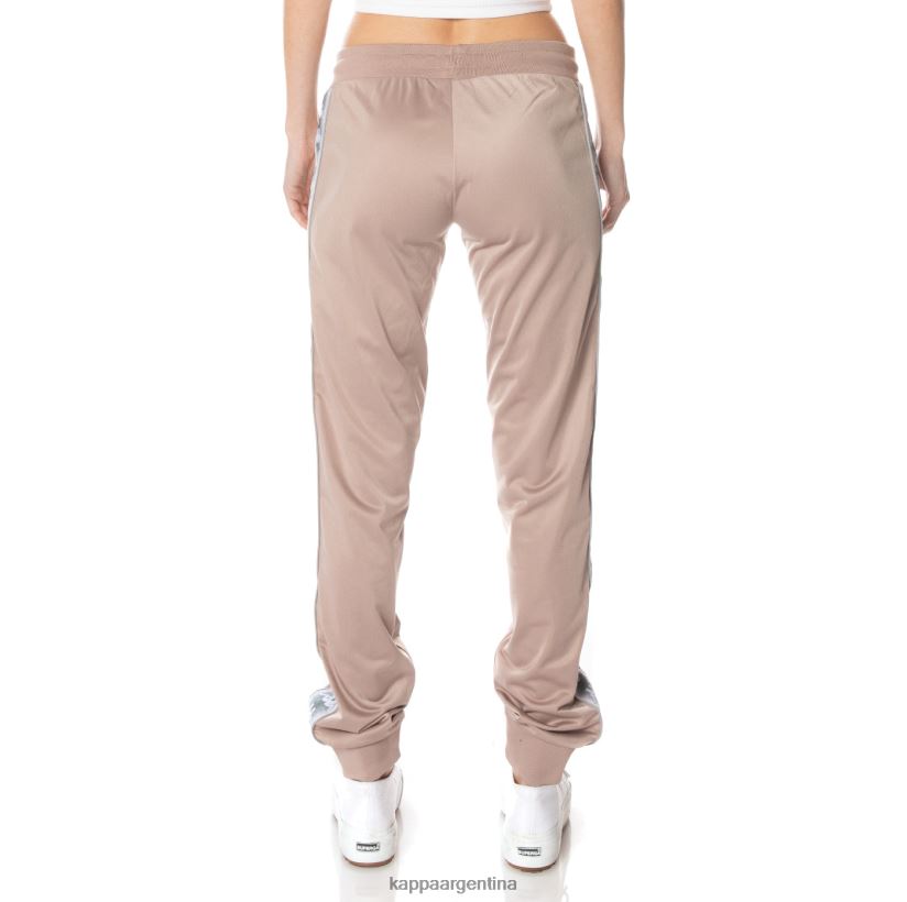 Kappa mujer pantalones deportivos 222 banda gastoria beige 2FJJXV369