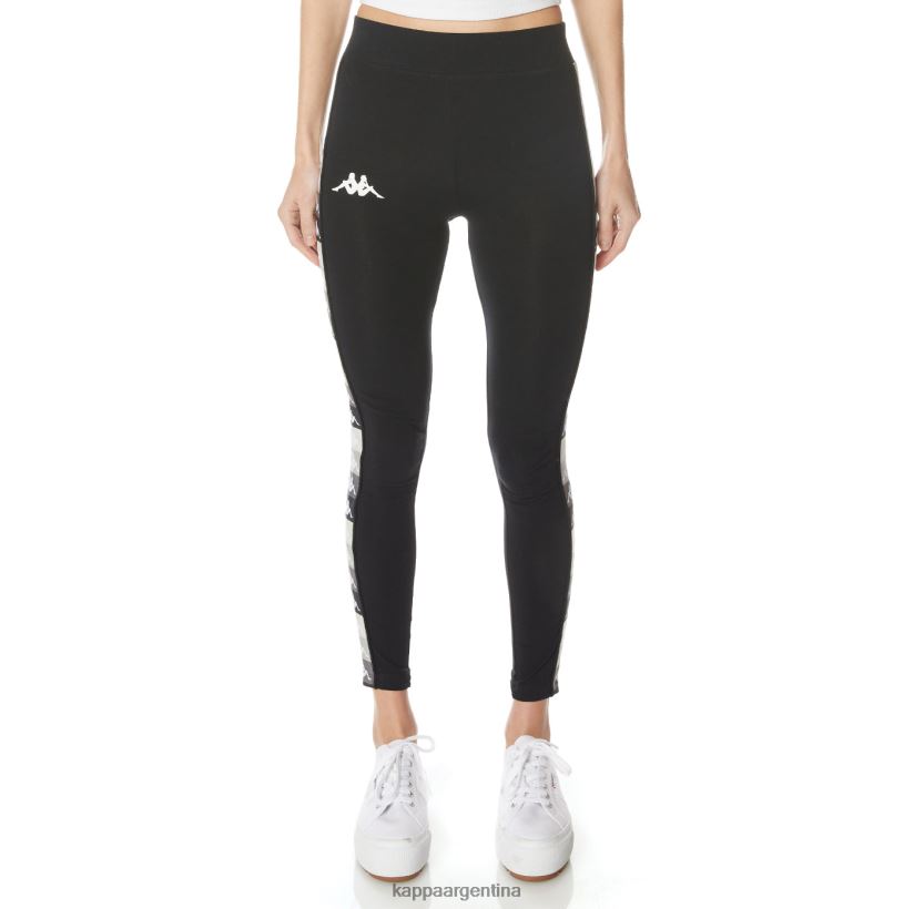 Kappa mujer leggins 222 banda leo azabache negro 2FJJXV392