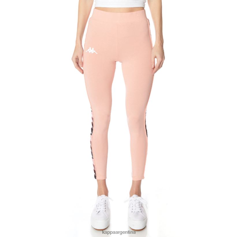 Kappa mujer leggins 222 banda leo rosa 2FJJXV393