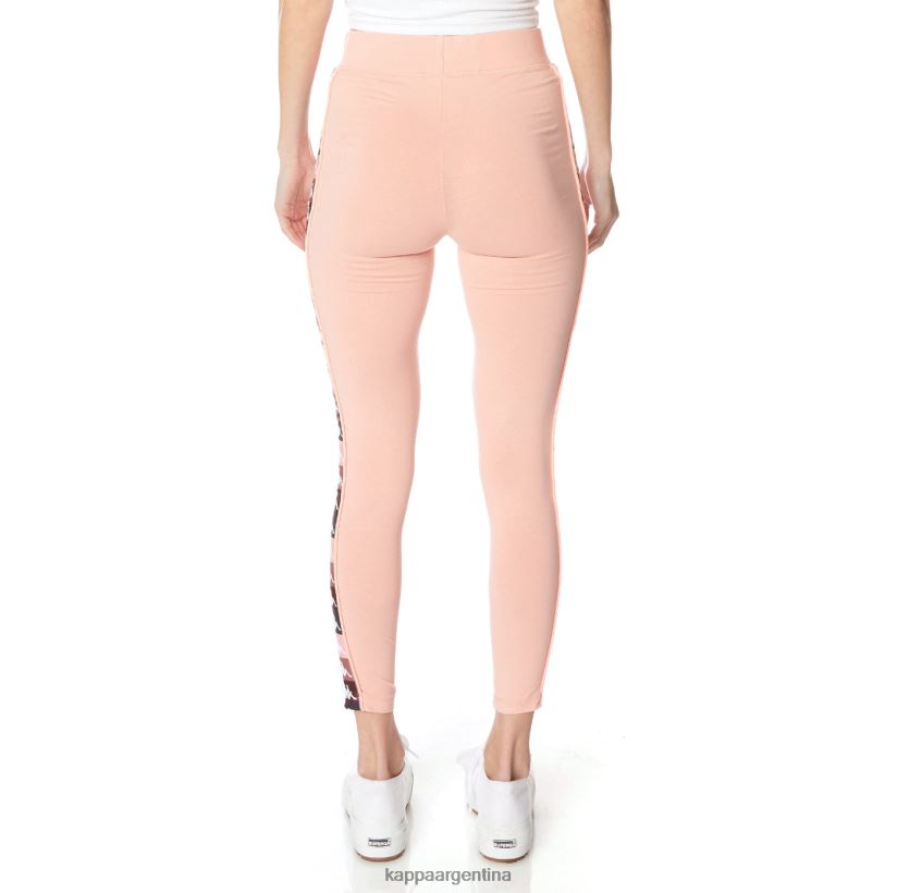 Kappa mujer leggins 222 banda leo rosa 2FJJXV393