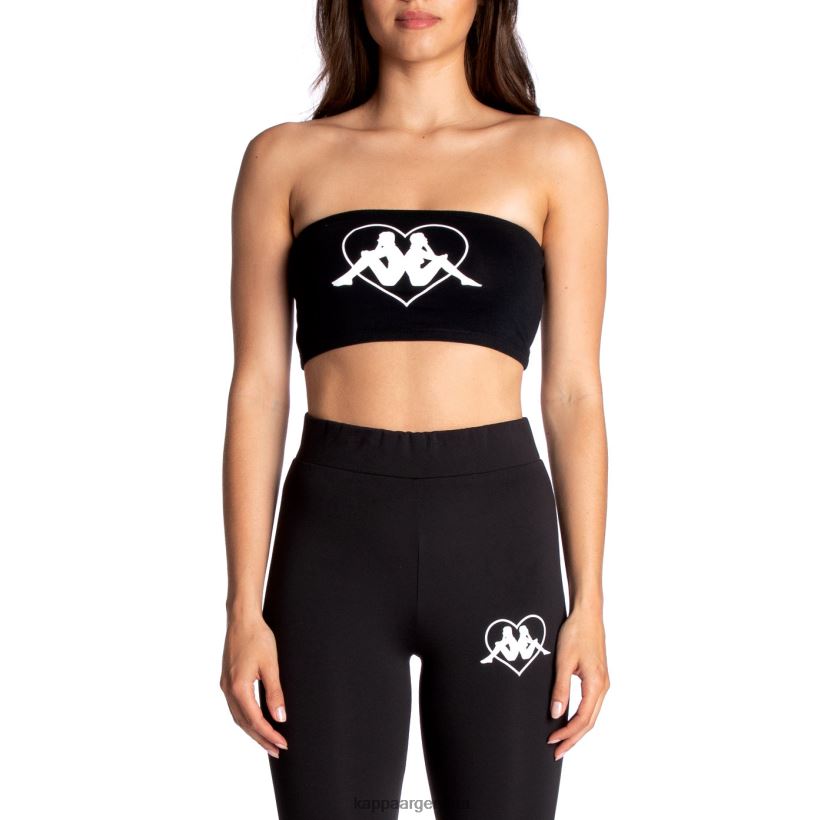 Kappa mujer auténtico bandeau koszalin azabache negro 2FJJXV386