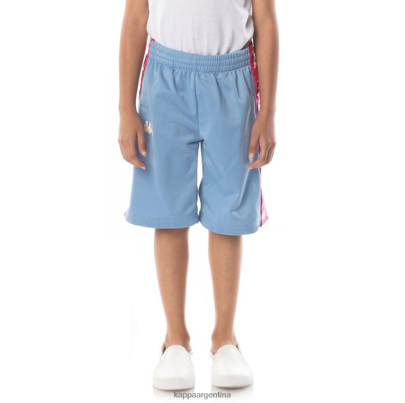 Kappa niños pantalones cortos 222 banda Treadwellz para niños rosa azul claro 2FJJXV806