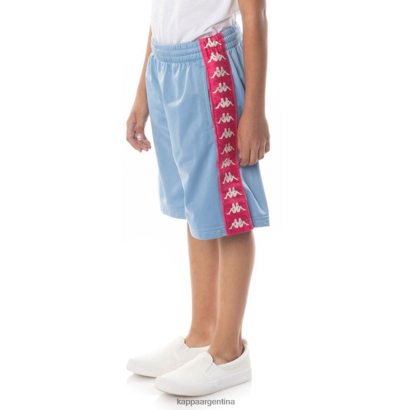 Kappa niños pantalones cortos 222 banda Treadwellz para niños rosa azul claro 2FJJXV806