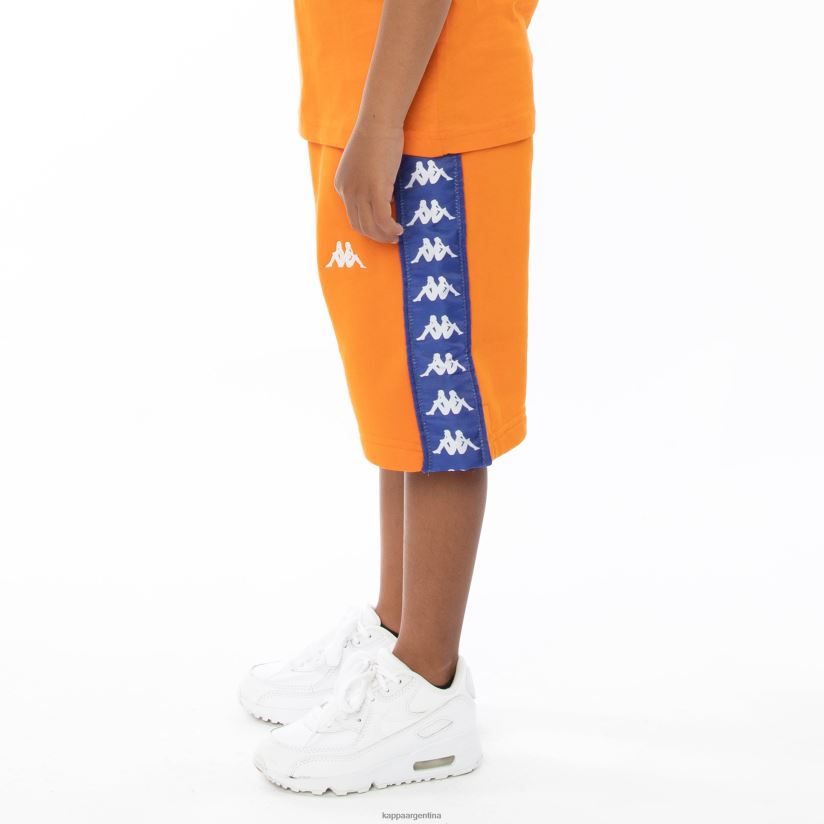 Kappa niños pantalones cortos 222 banda marvz para niños amarillo azul blanco 2FJJXV815