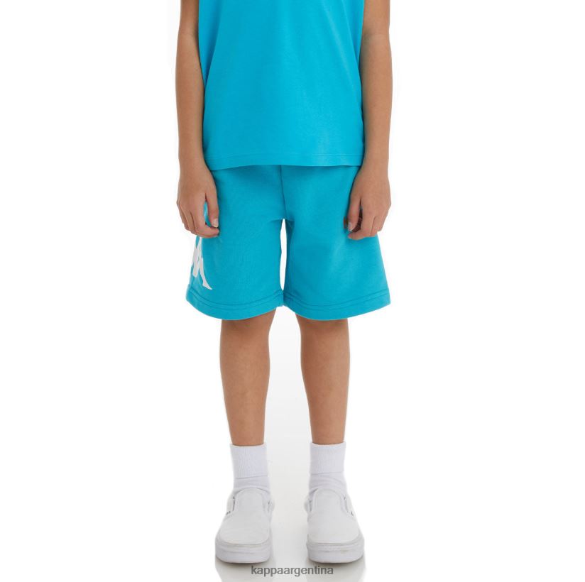 Kappa niños pantalones cortos de sangone auténticos para niños aguamarina oscura 2FJJXV809