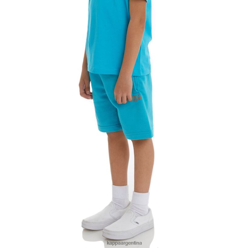 Kappa niños pantalones cortos de sangone auténticos para niños aguamarina oscura 2FJJXV809