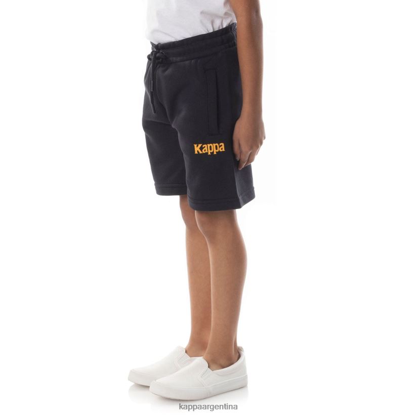 Kappa niños pantalones cortos de sangone auténticos para niños humo negro 2FJJXV811