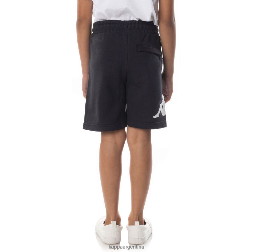 Kappa niños pantalones cortos de sangone auténticos para niños humo negro 2FJJXV811