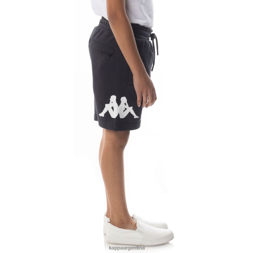 Kappa niños pantalones cortos de sangone auténticos para niños humo negro 2FJJXV811