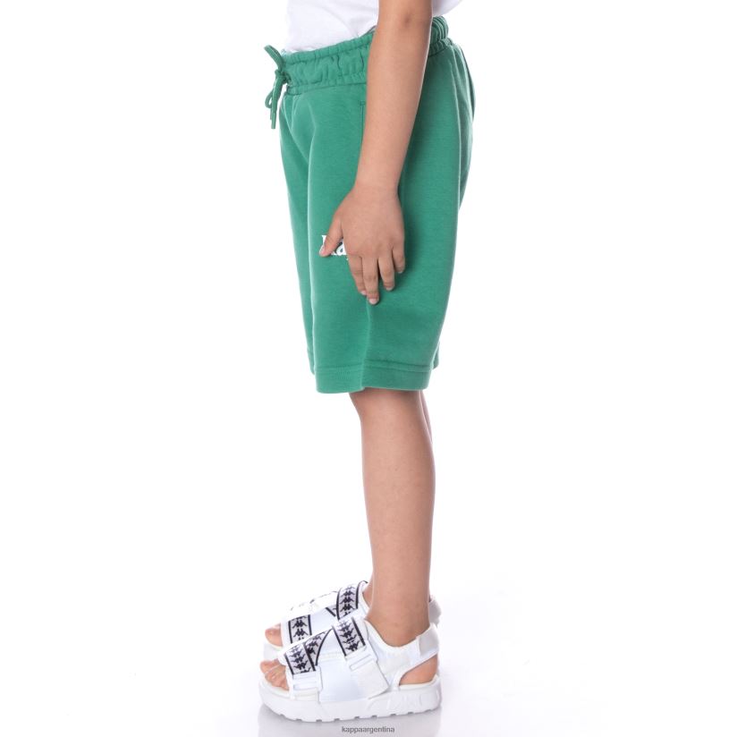 Kappa niños pantalones cortos de sangone auténticos para niños verde 2FJJXV786