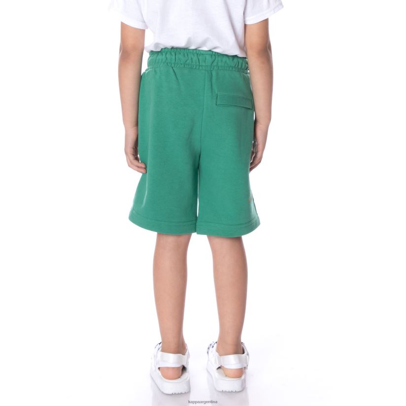 Kappa niños pantalones cortos de sangone auténticos para niños verde 2FJJXV786