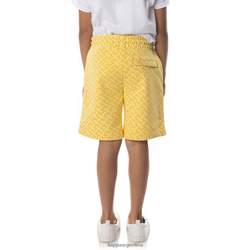 Kappa niños pantalones cortos plimmo auténticos para niños arena amarilla 2FJJXV794