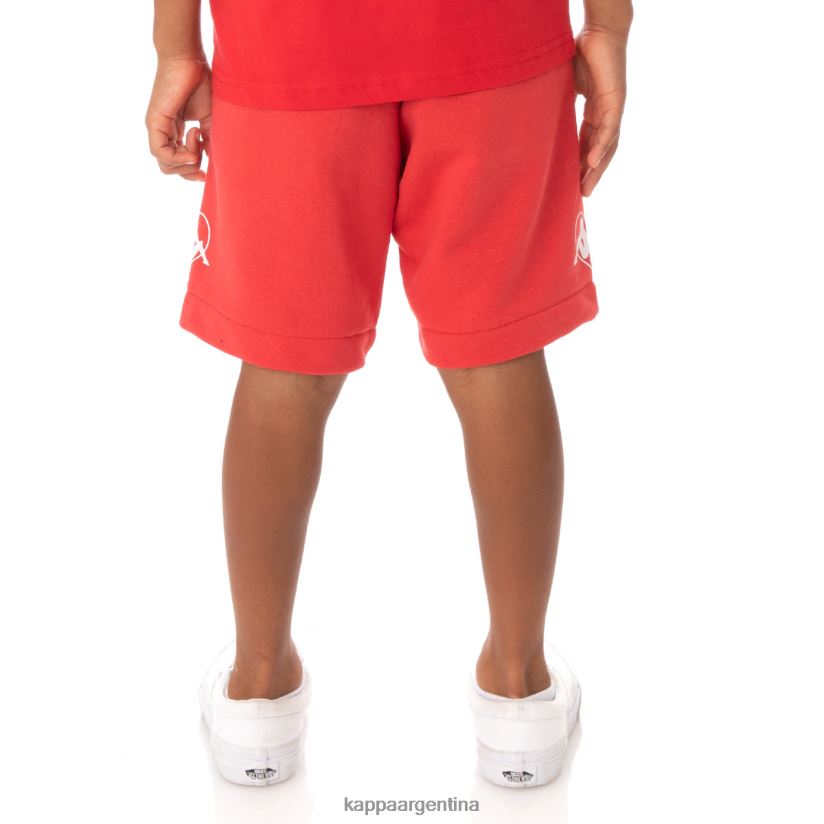 Kappa niños pantalones cortos radom de amor auténtico para niños rojo 2FJJXV814