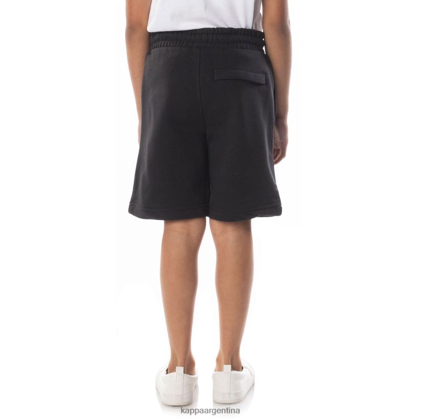 Kappa niños pantalones cortos uppsala auténticos para niños arena de humo negro 2FJJXV800