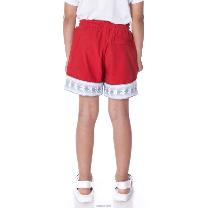 Kappa niños shorts de baño para niños 222 banda calband rojo 2FJJXV788