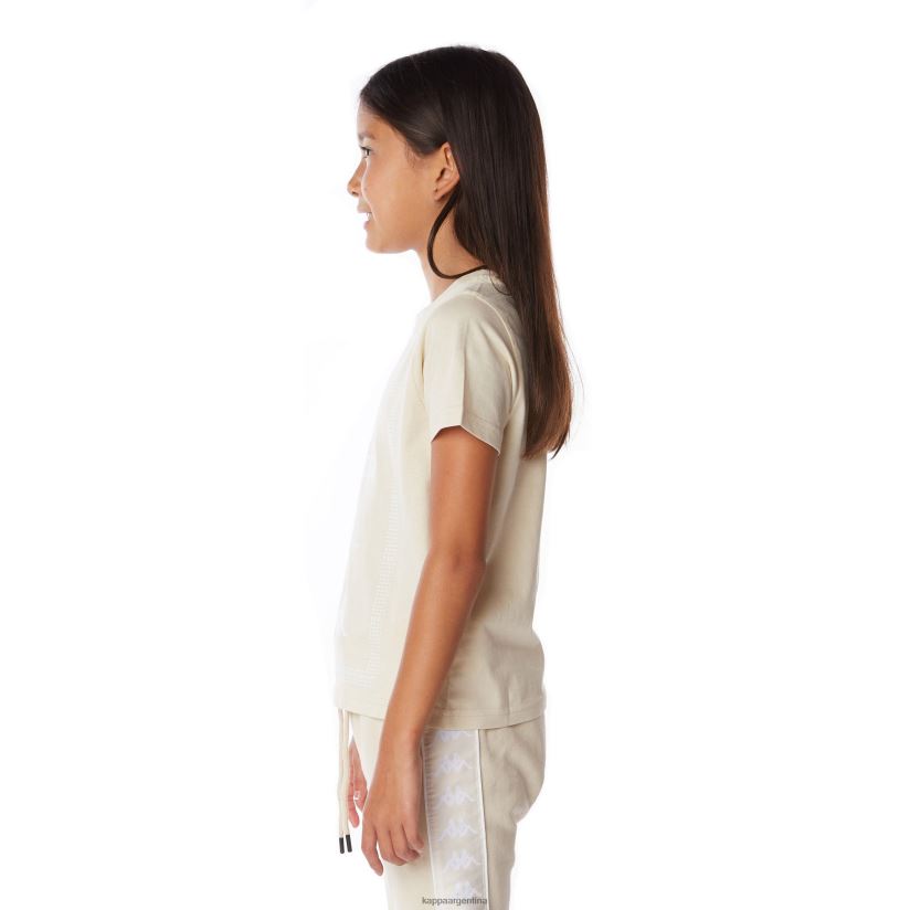 Kappa niños Camiseta Graphik Graphik auténtica para niños. beige 2FJJXV663