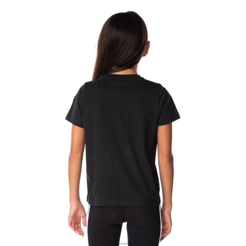 Kappa niños Camiseta Graphik Graphik auténtica para niños. humo negro 2FJJXV665