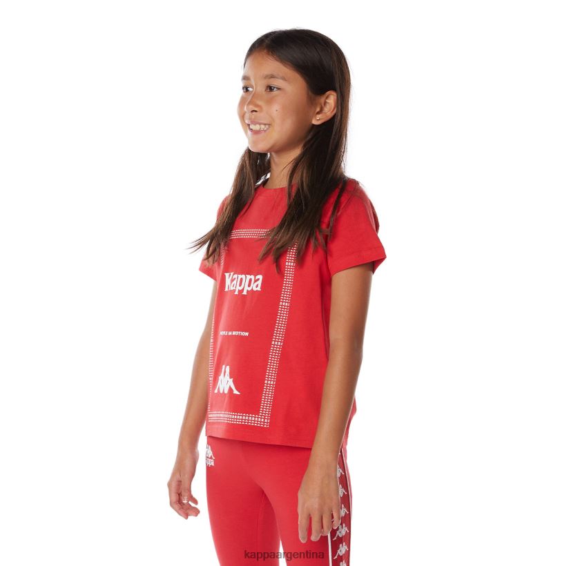 Kappa niños Camiseta Graphik Graphik auténtica para niños. rojo 2FJJXV664