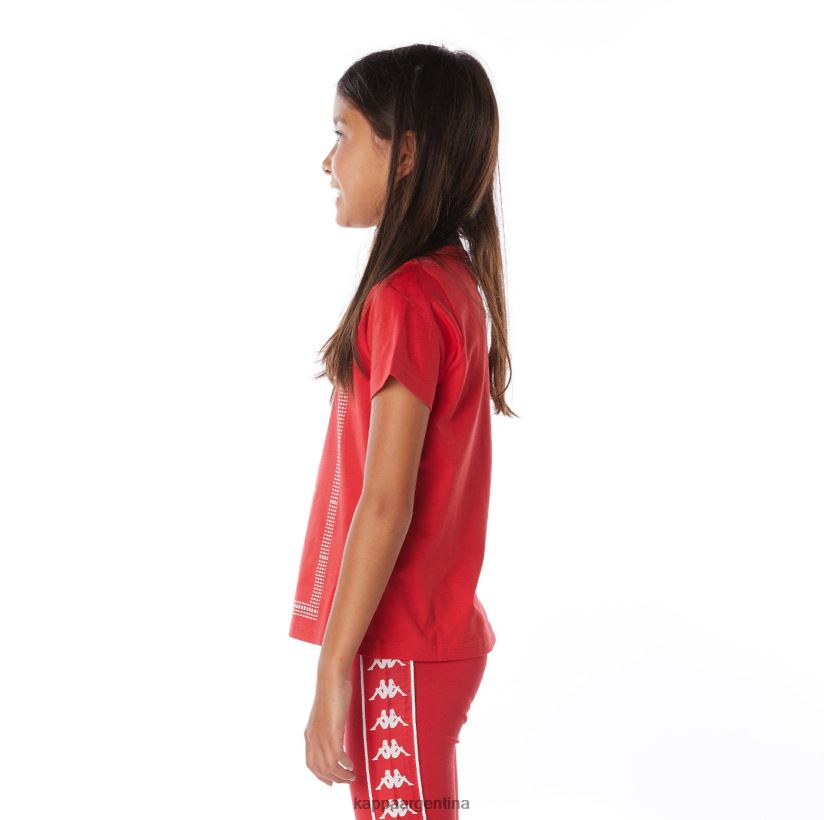 Kappa niños Camiseta Graphik Graphik auténtica para niños. rojo 2FJJXV664