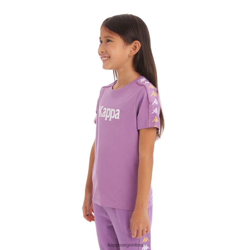 Kappa niños camiseta 222 banda bendocin niño lavanda violeta 2FJJXV747