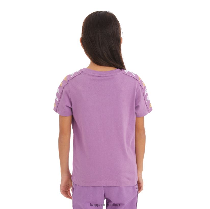 Kappa niños camiseta 222 banda bendocin niño lavanda violeta 2FJJXV747