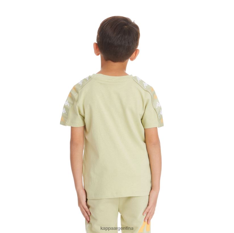 Kappa niños camiseta 222 banda bendocin niño salvia verde 2FJJXV746
