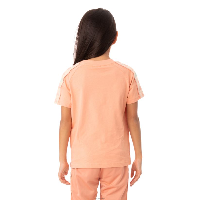 Kappa niños camiseta 222 banda deto niño coral rosa 2FJJXV778