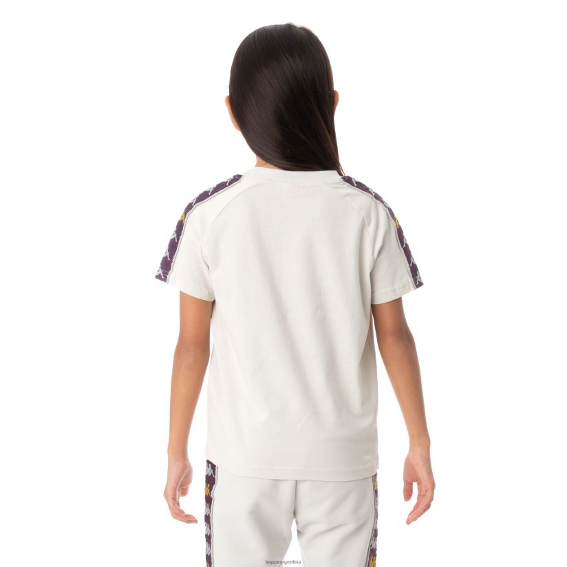 Kappa niños camiseta 222 banda deto niño gris plata 2FJJXV782