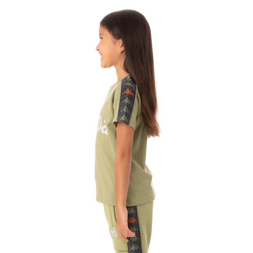 Kappa niños camiseta 222 banda deto niño salvia verde 2FJJXV777