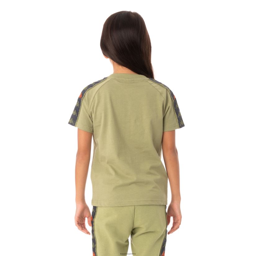 Kappa niños camiseta 222 banda deto niño salvia verde 2FJJXV777