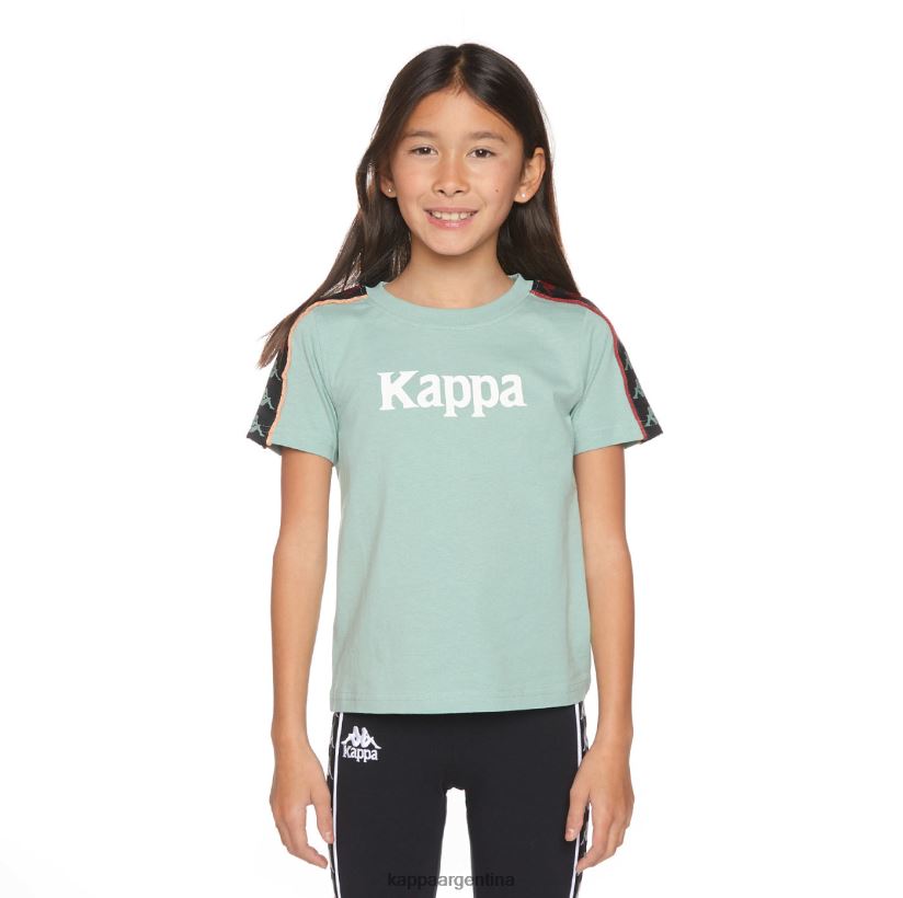 Kappa niños camiseta 222 banda mars niño naranja salvia 2FJJXV659