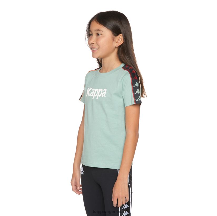 Kappa niños camiseta 222 banda mars niño naranja salvia 2FJJXV659