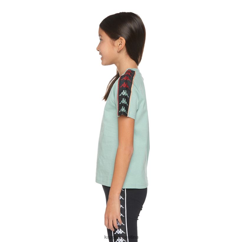 Kappa niños camiseta 222 banda mars niño naranja salvia 2FJJXV659