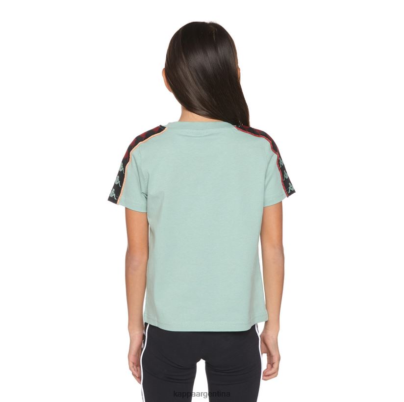 Kappa niños camiseta 222 banda mars niño naranja salvia 2FJJXV659
