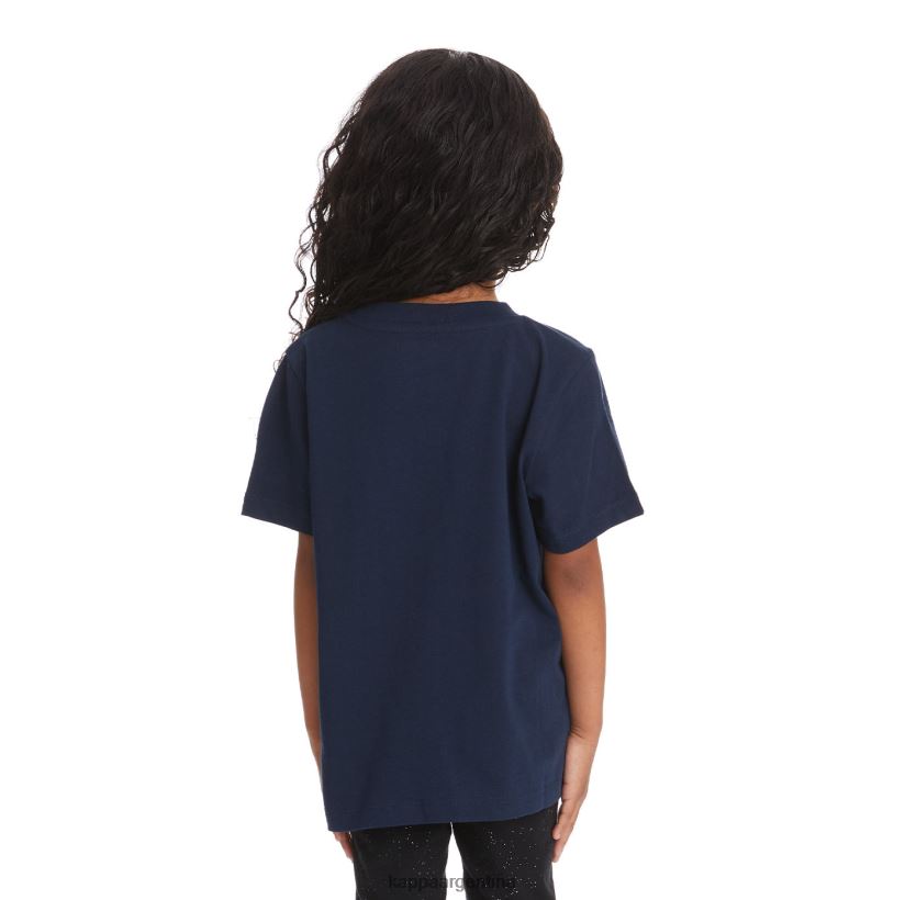 Kappa niños camiseta bant con cinta del logo para niños Armada 2FJJXV750
