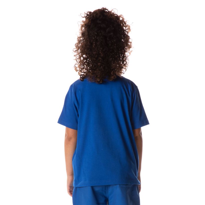 Kappa niños camiseta bant con cinta del logo para niños azul 2FJJXV710