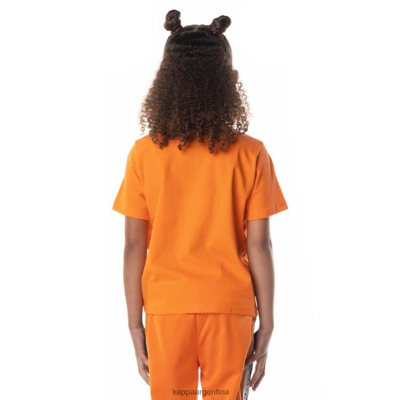 Kappa niños camiseta bant con cinta del logo para niños naranja 2FJJXV709