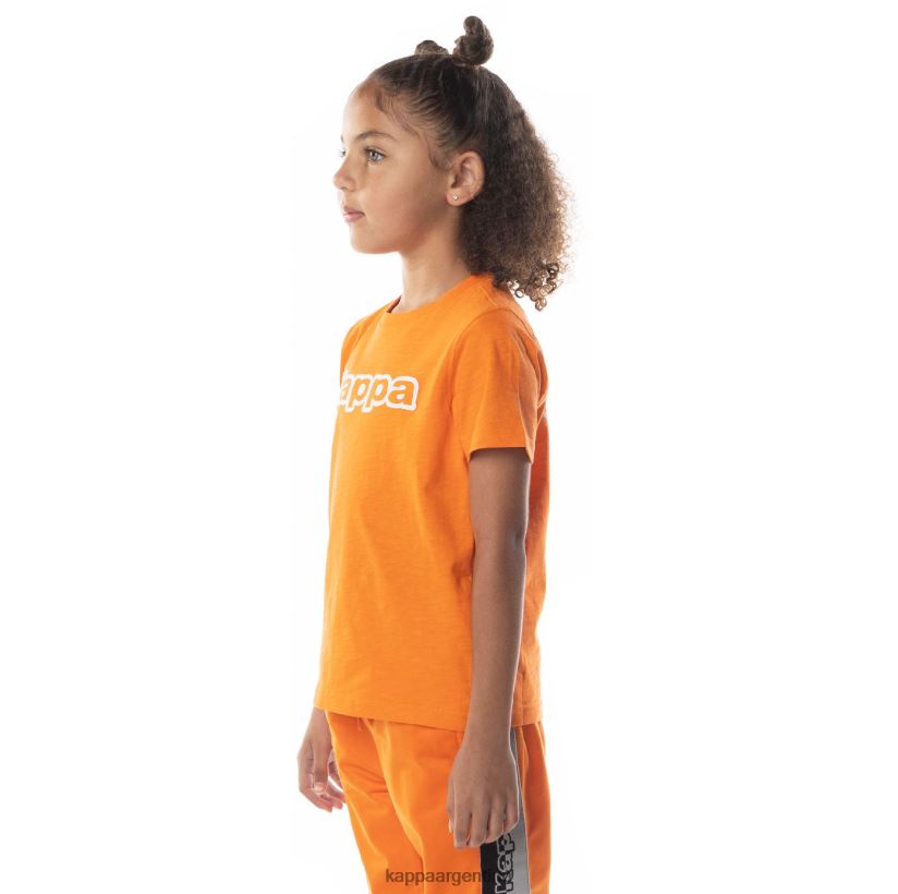 Kappa niños camiseta con logo cabal naranja 2FJJXV705