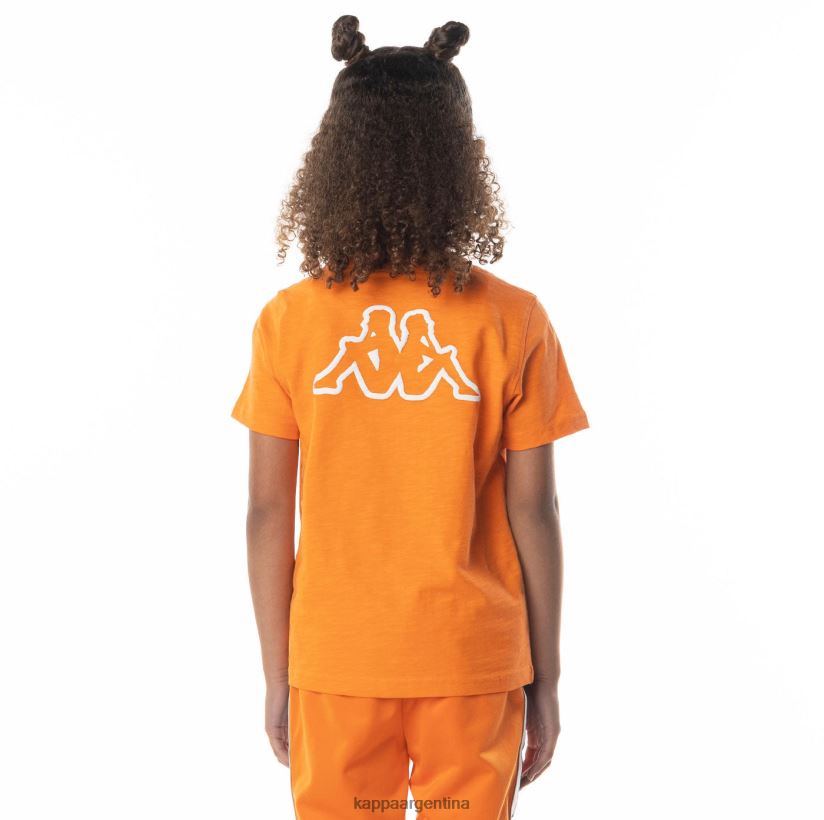 Kappa niños camiseta con logo cabal naranja 2FJJXV705