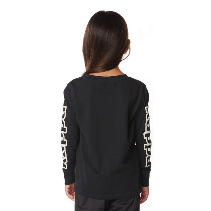 Kappa niños camiseta con logo para niños humo negro 2FJJXV662