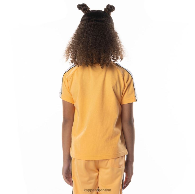 Kappa niños camiseta con logo y cinta para niños avirec 2 naranja claro 2FJJXV684