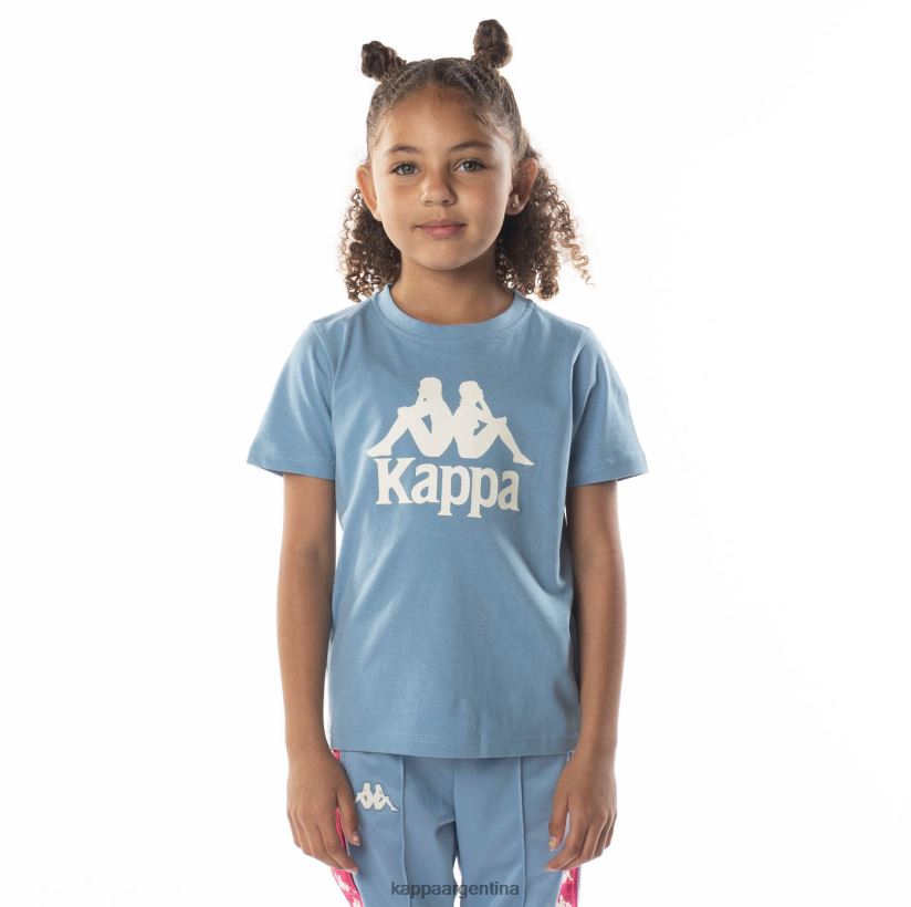Kappa niños camiseta esstesi auténtica para niños arena azul claro 2FJJXV692