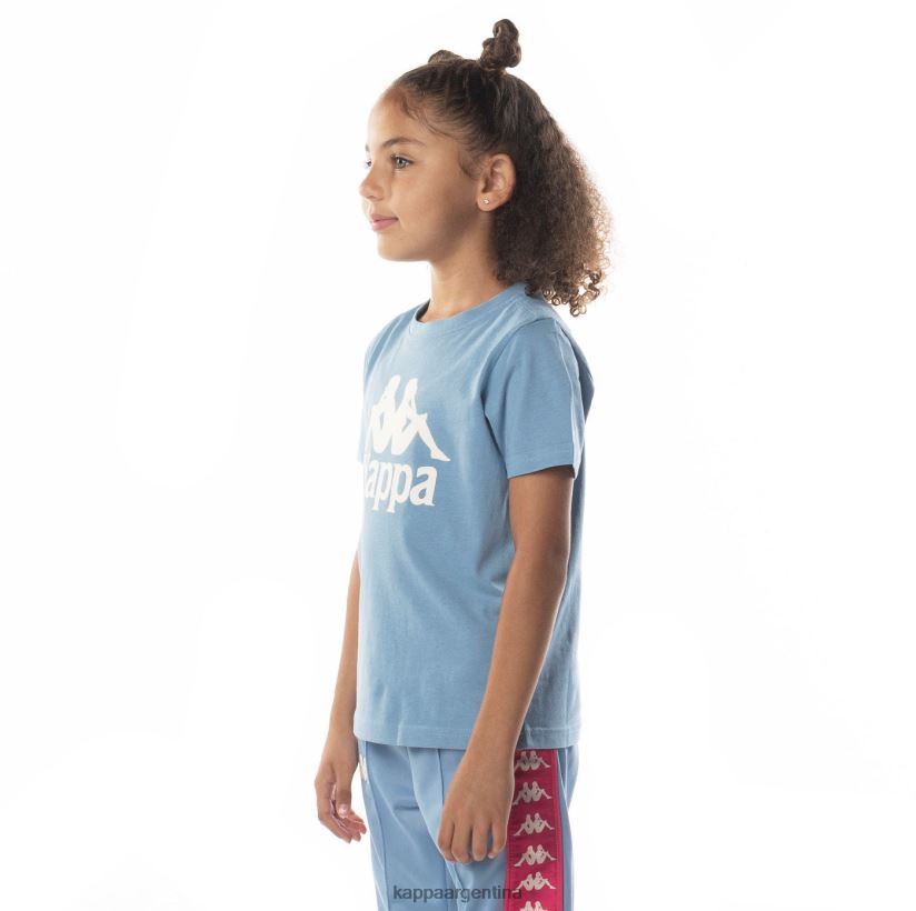 Kappa niños camiseta esstesi auténtica para niños arena azul claro 2FJJXV692
