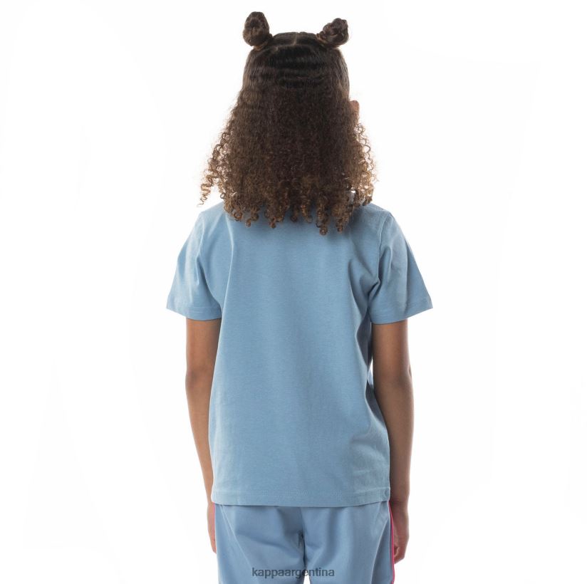 Kappa niños camiseta esstesi auténtica para niños arena azul claro 2FJJXV692