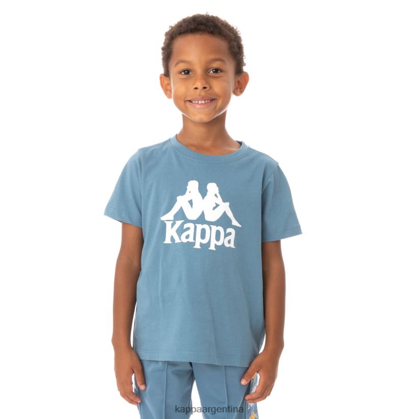 Kappa niños camiseta estessi niños auténtica azul claro 2FJJXV761
